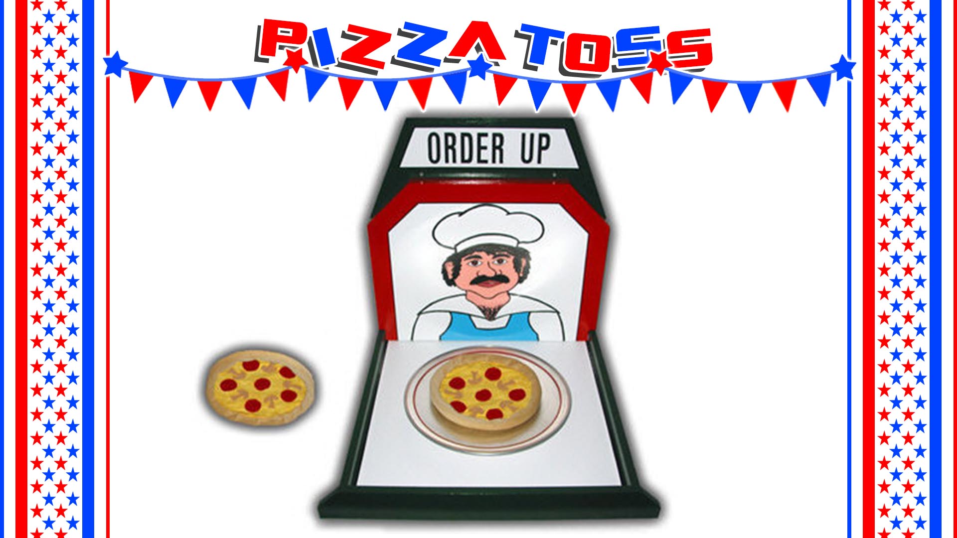 pizza toss carnival game